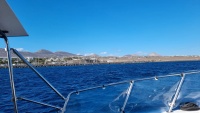 Vorbei an Puerto Calero.